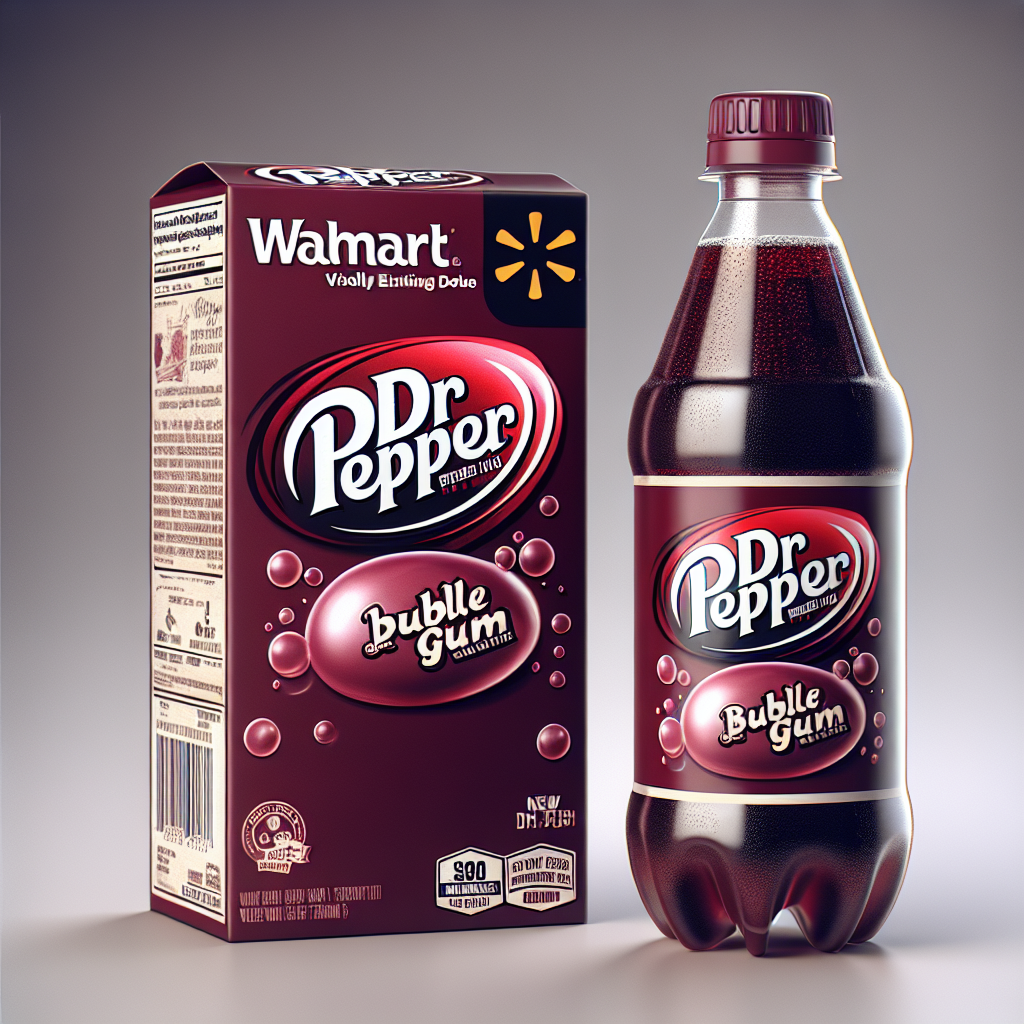 Dr Pepper Bubble Gum Soda