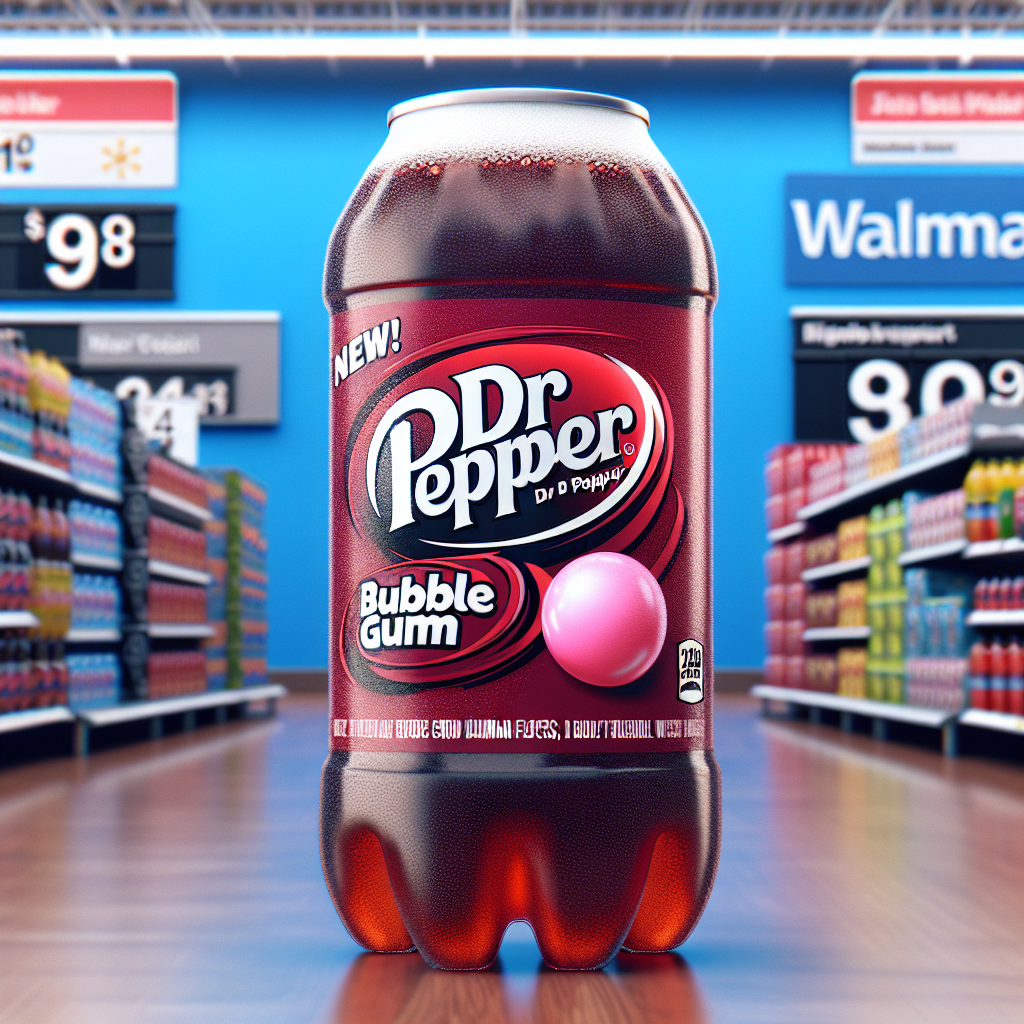 Dr Pepper Bubble Gum Soda