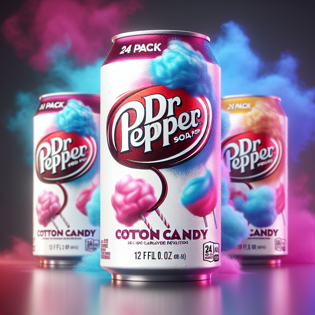 Cotton Candy Dr Pepper Soda