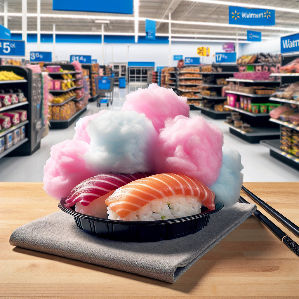 Sushi Cotton Candy