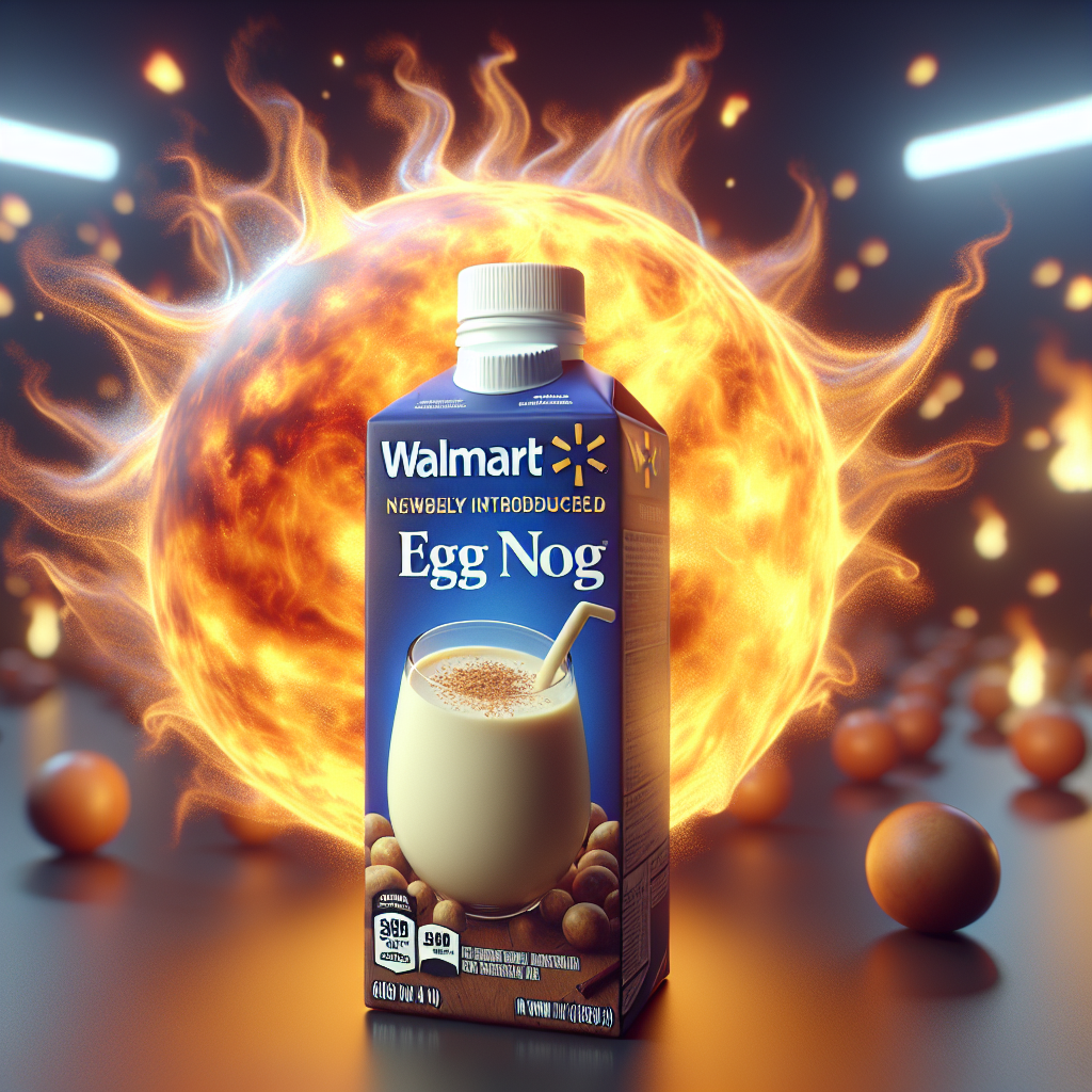 Fireball Egg Nog Bottle