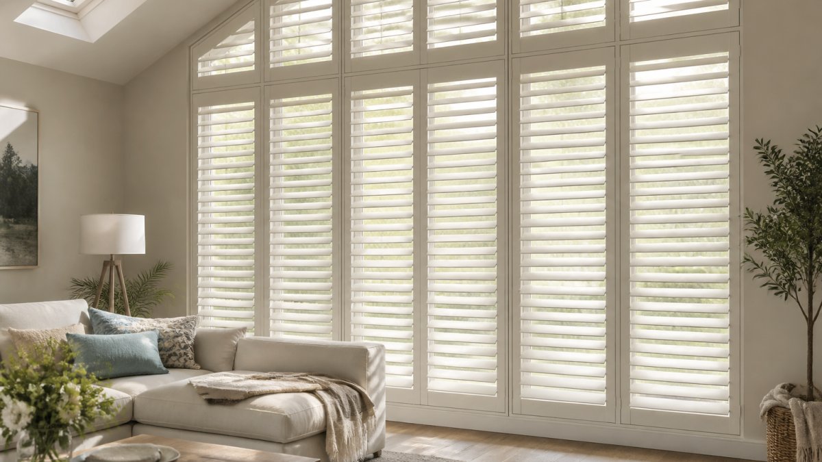How to Choose Shutters for Large Living Room Windows