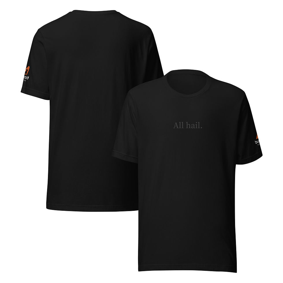Thumbnail: 'All hail' Burro'd Unisex T-shirt