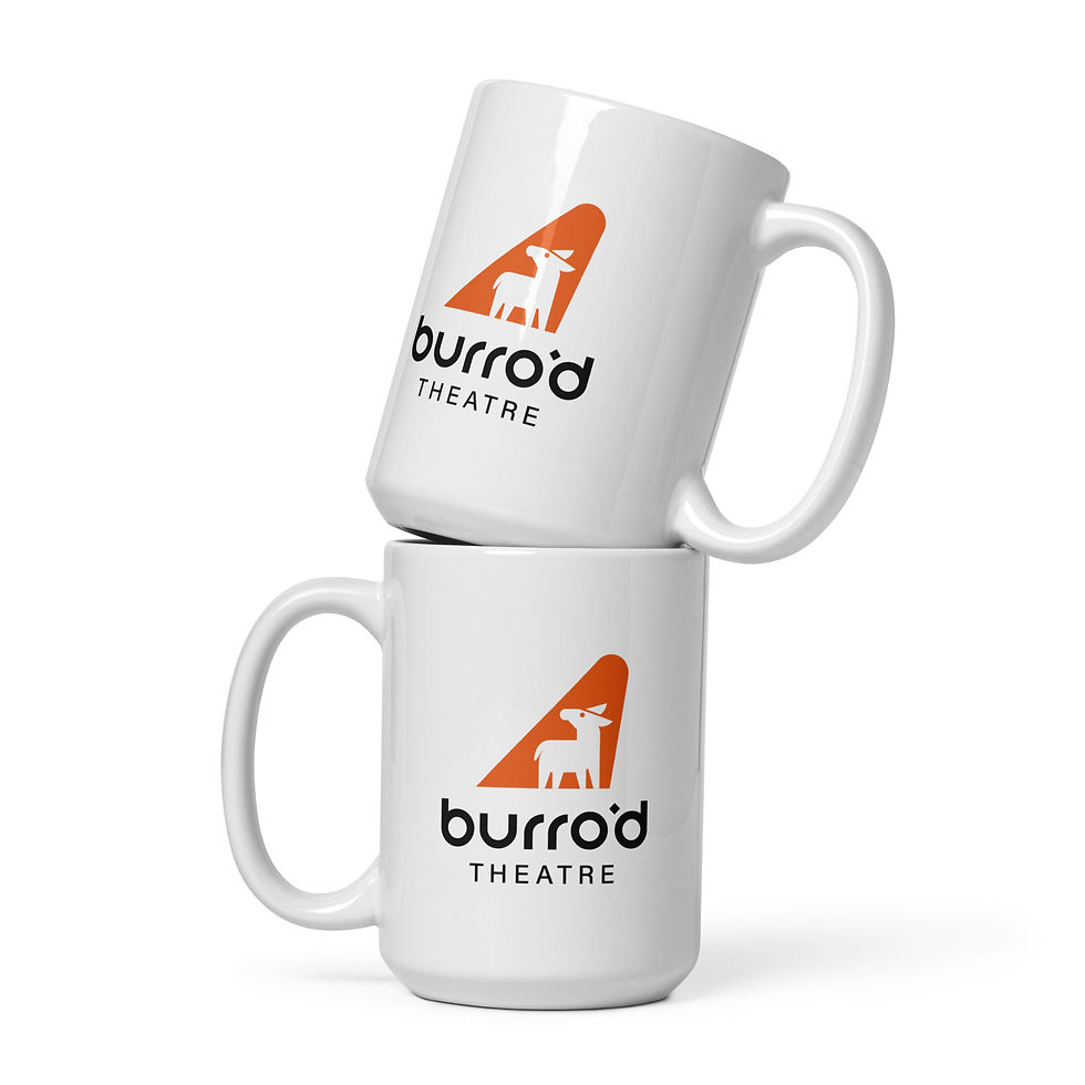 Thumbnail: Burro'd Theatre White Glossy Mug