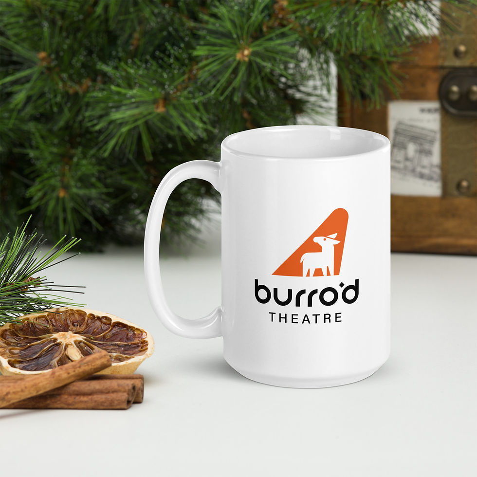 Thumbnail: Burro'd Theatre White Glossy Mug