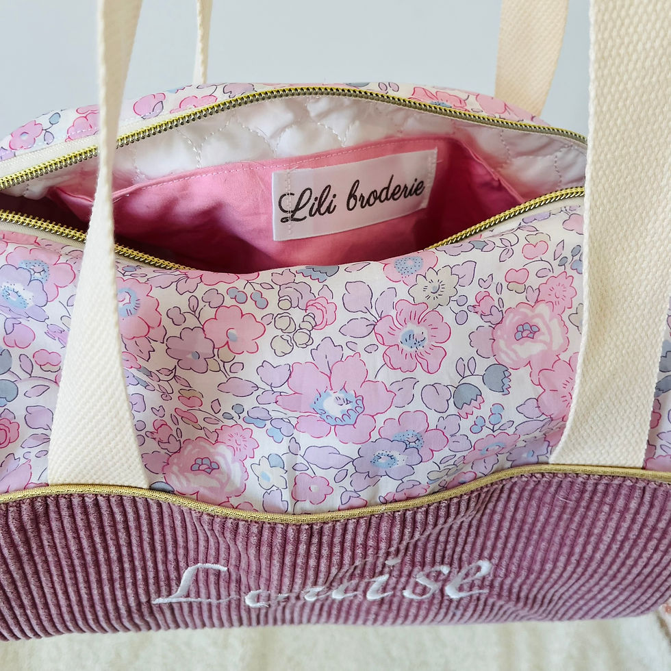 Miniature : Intérieur du sac Eléonore en liberty