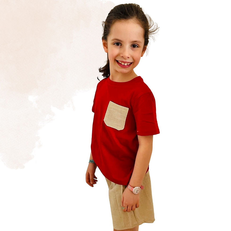 Miniature : Short en lin beige