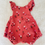 Miniature : barboteuse bébé fille gaze de coton framboise