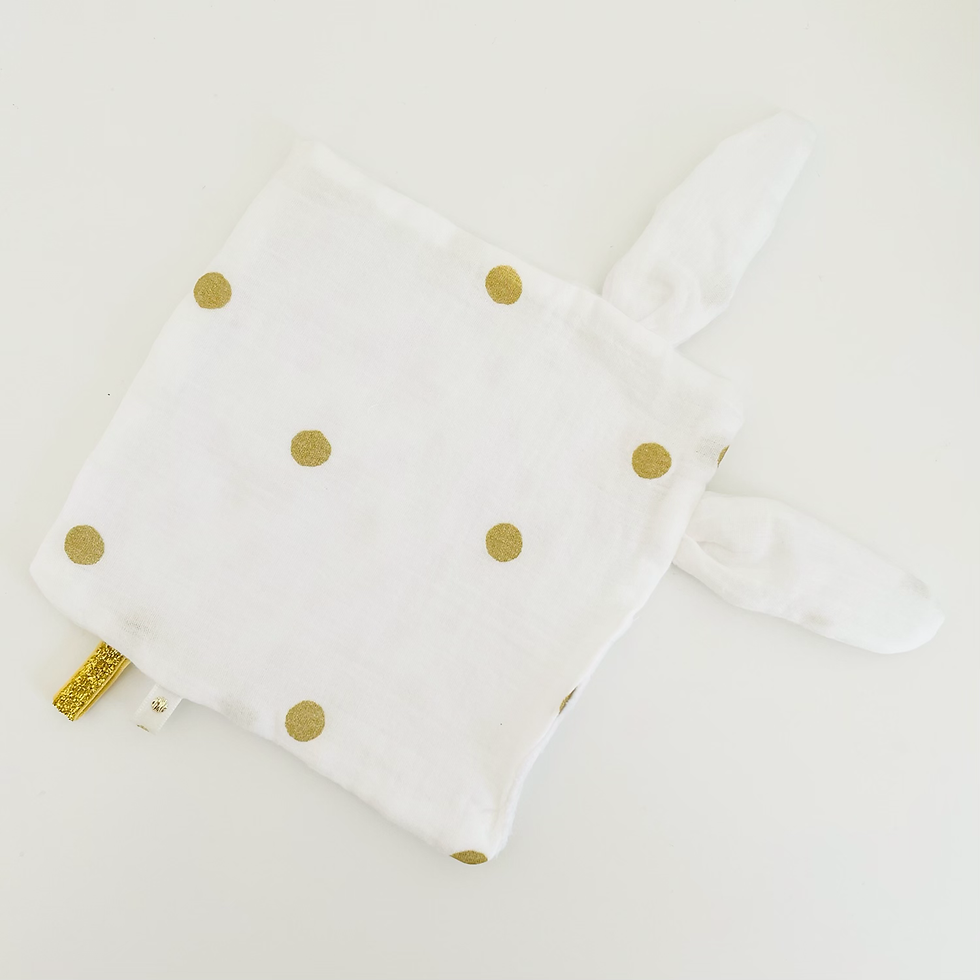 Miniature : Coffret naissance blanc avec doudou
