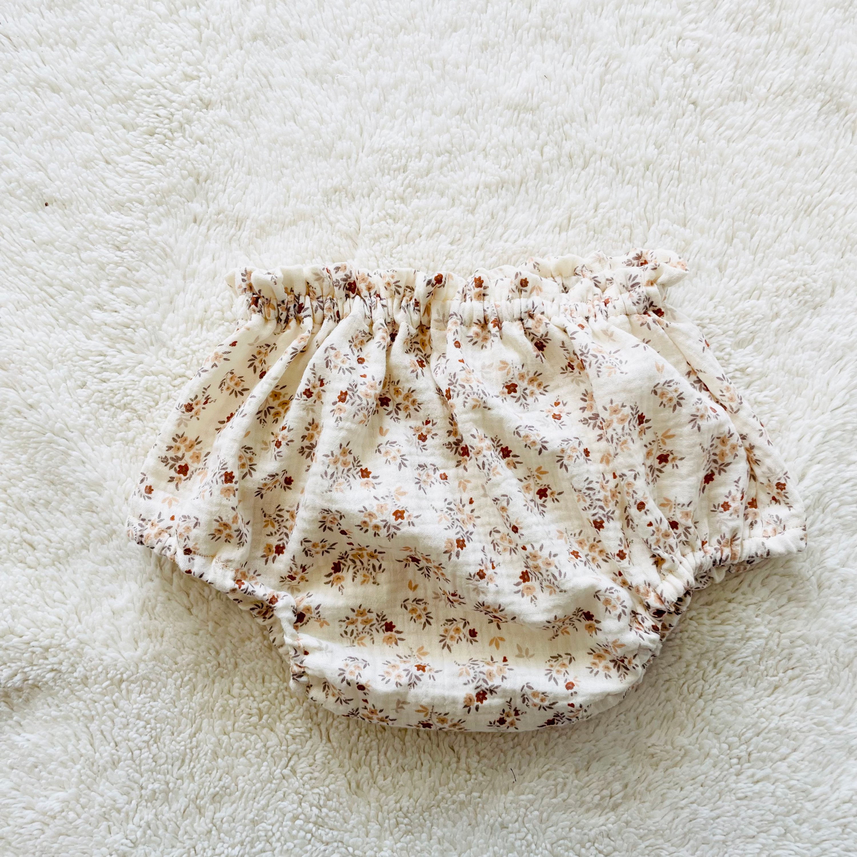 Bloomer gaze de coton fleurie