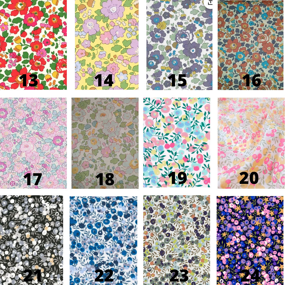 Miniature :  Coffret naissance liberty tissu au choix
