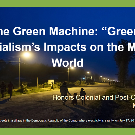 Article: When Environmentalism Goes Wrong