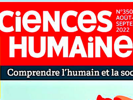 Article Sciences Humaines - Thérapies Psychocorporelles
