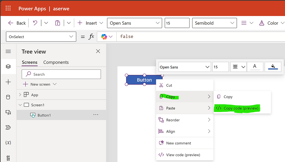 Power Apps Code View for Pro & Non Developers