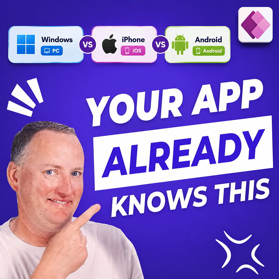 A thumbnail of Shane for the blog post about App and Host objects in Power Apps