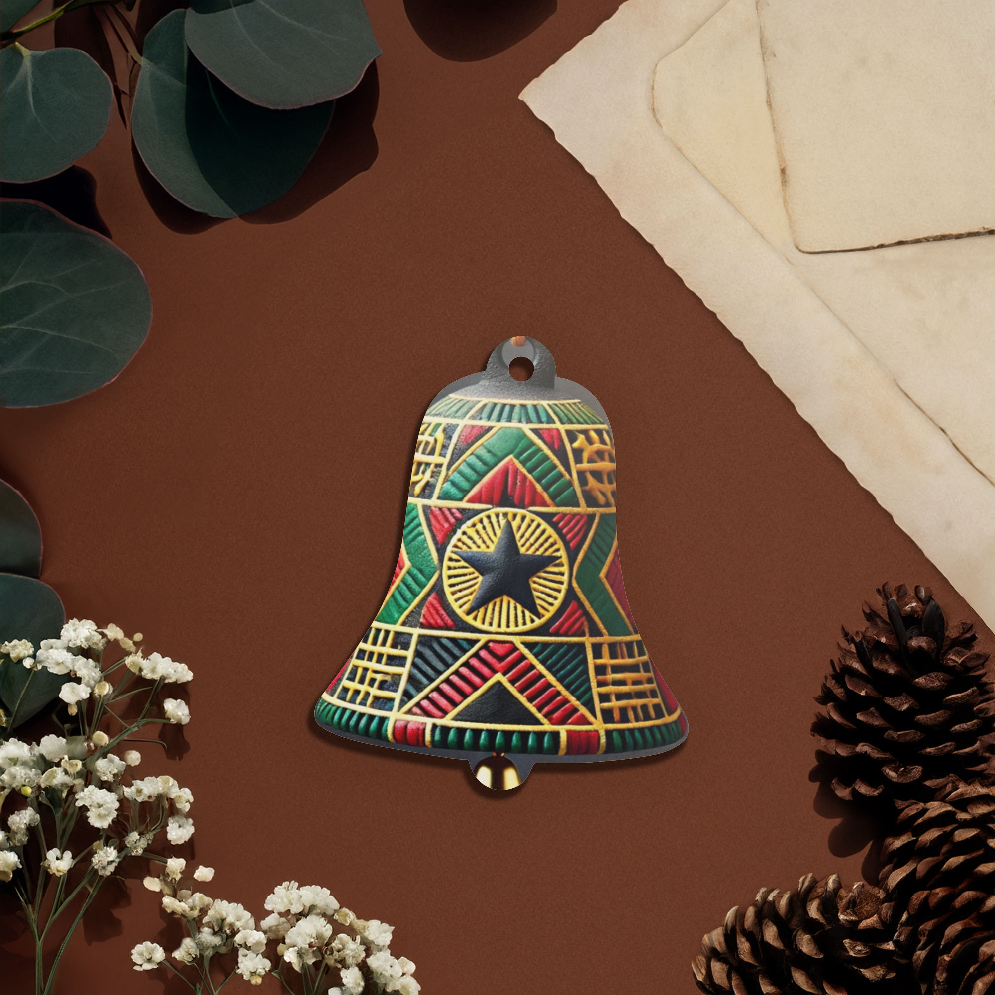 Ghana themed Wooden ornaments