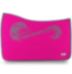 Equitex Felt Western Pad - Hot Pink