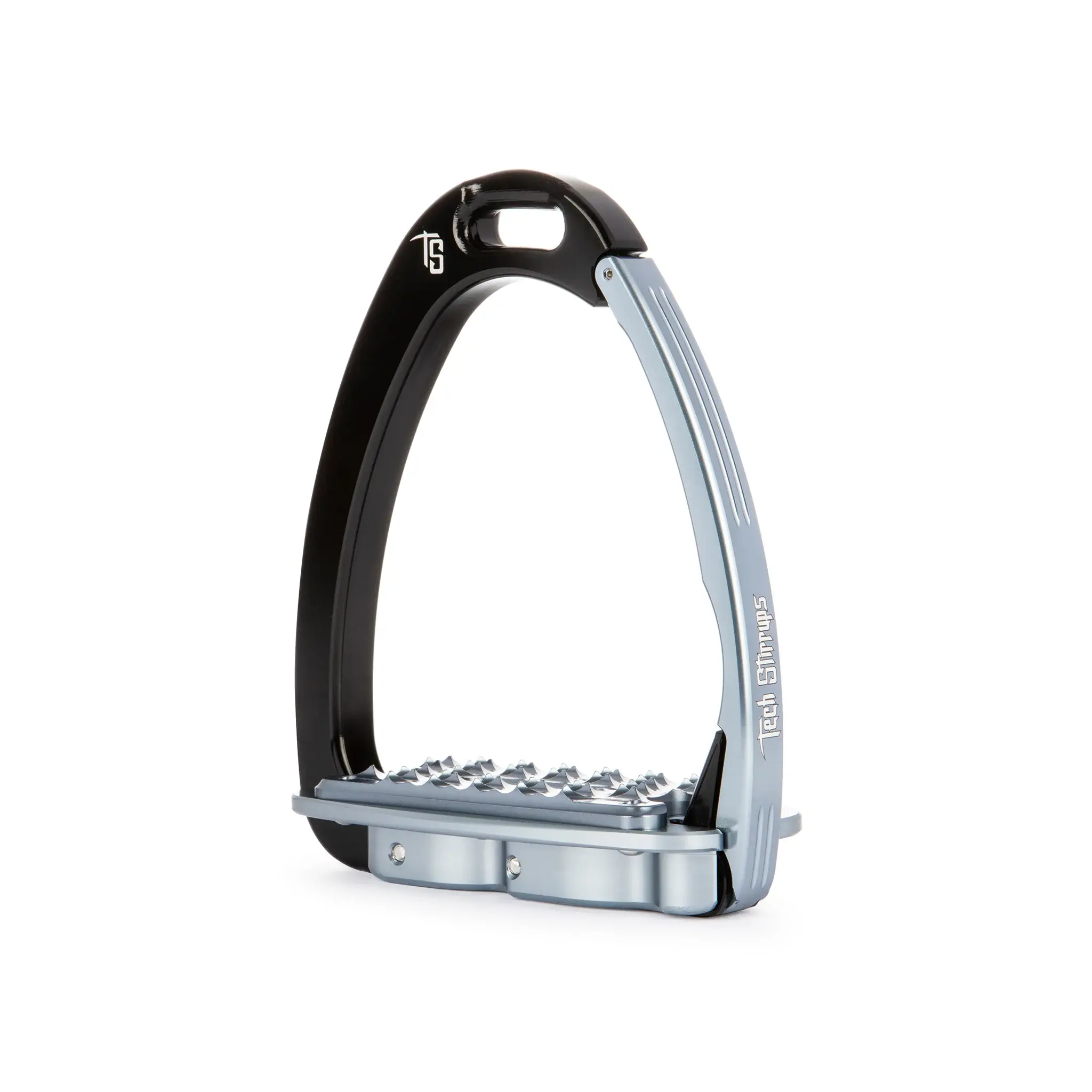 Tech Stirrups Venice Sloped Evo Black and Titanium