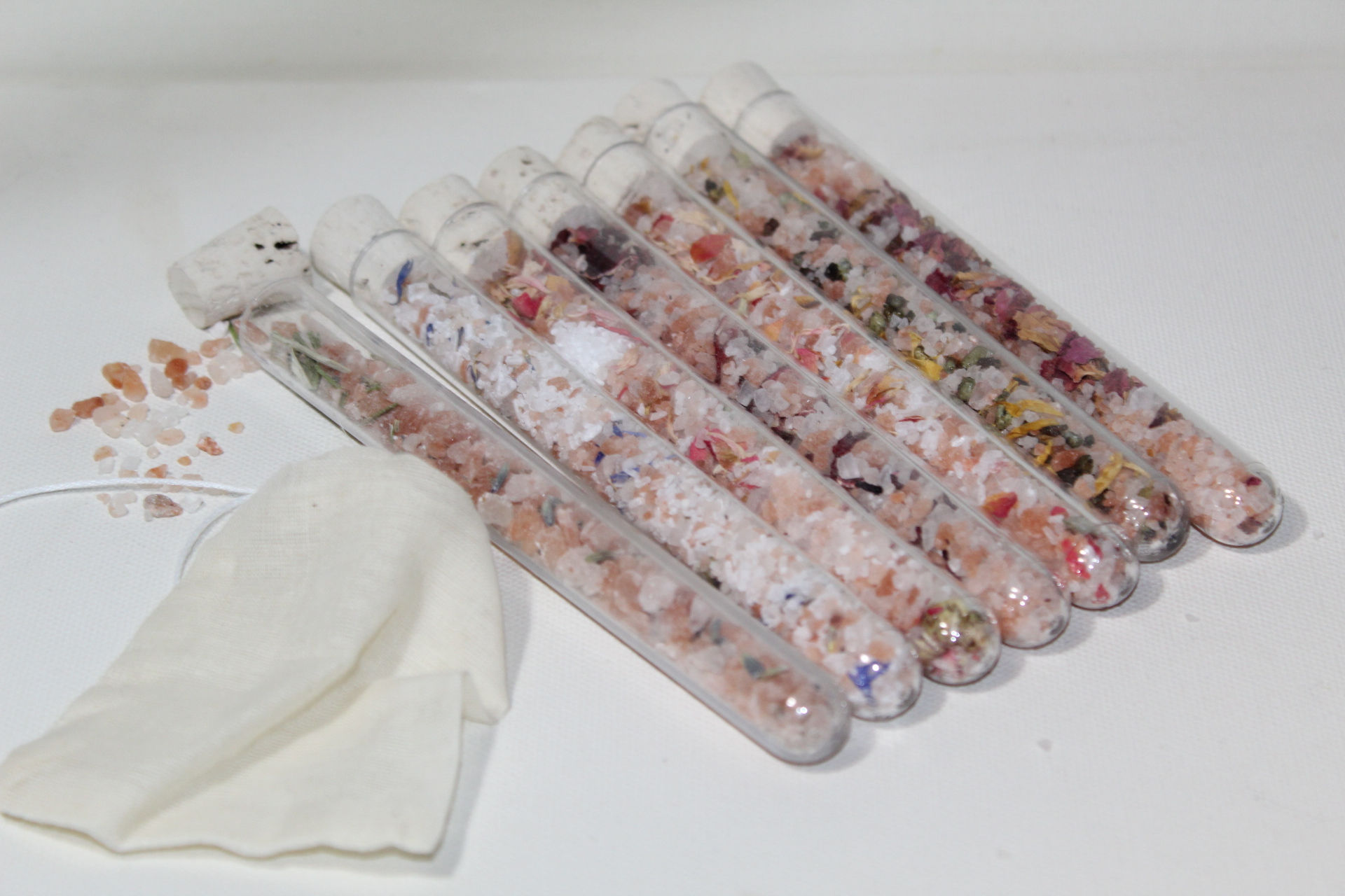 Chakra Salts Test Tube Set