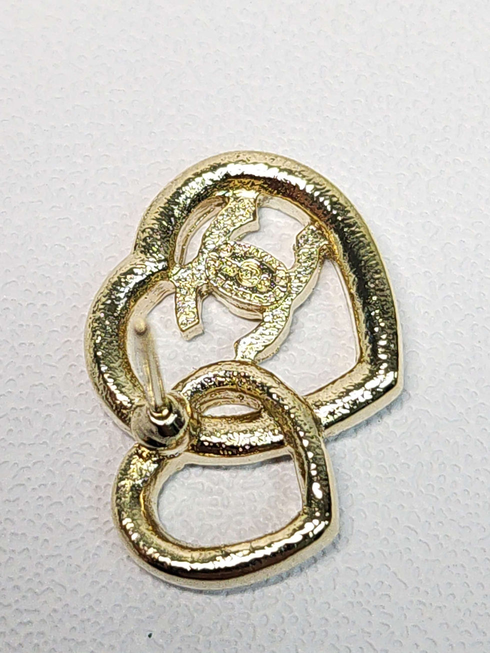 Thumbnail: Chanel - Heart Shape CC Earrings