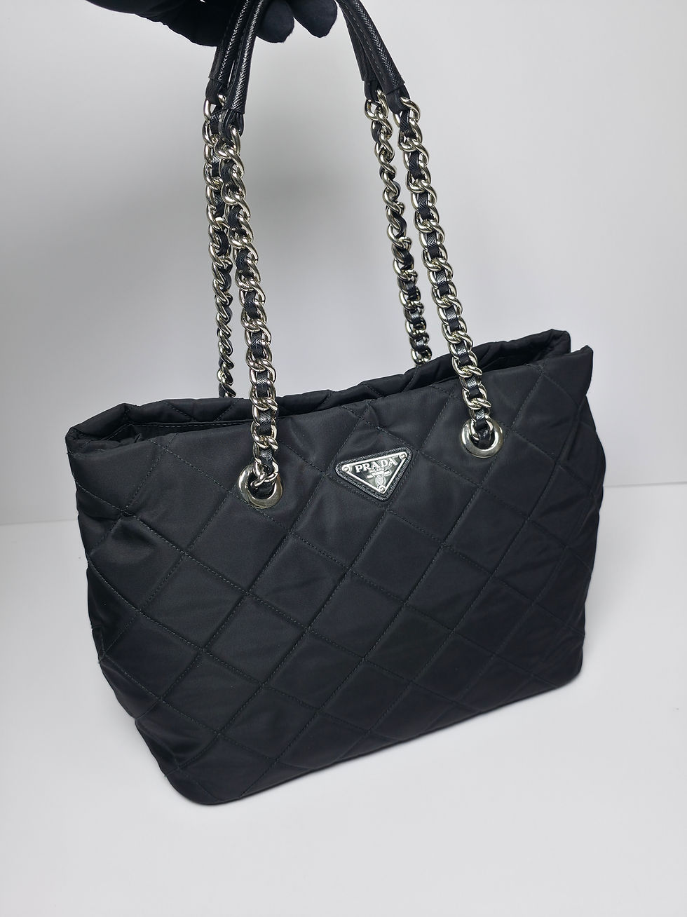 Thumbnail: Prada - Tessuto Impuntu Tote Bag