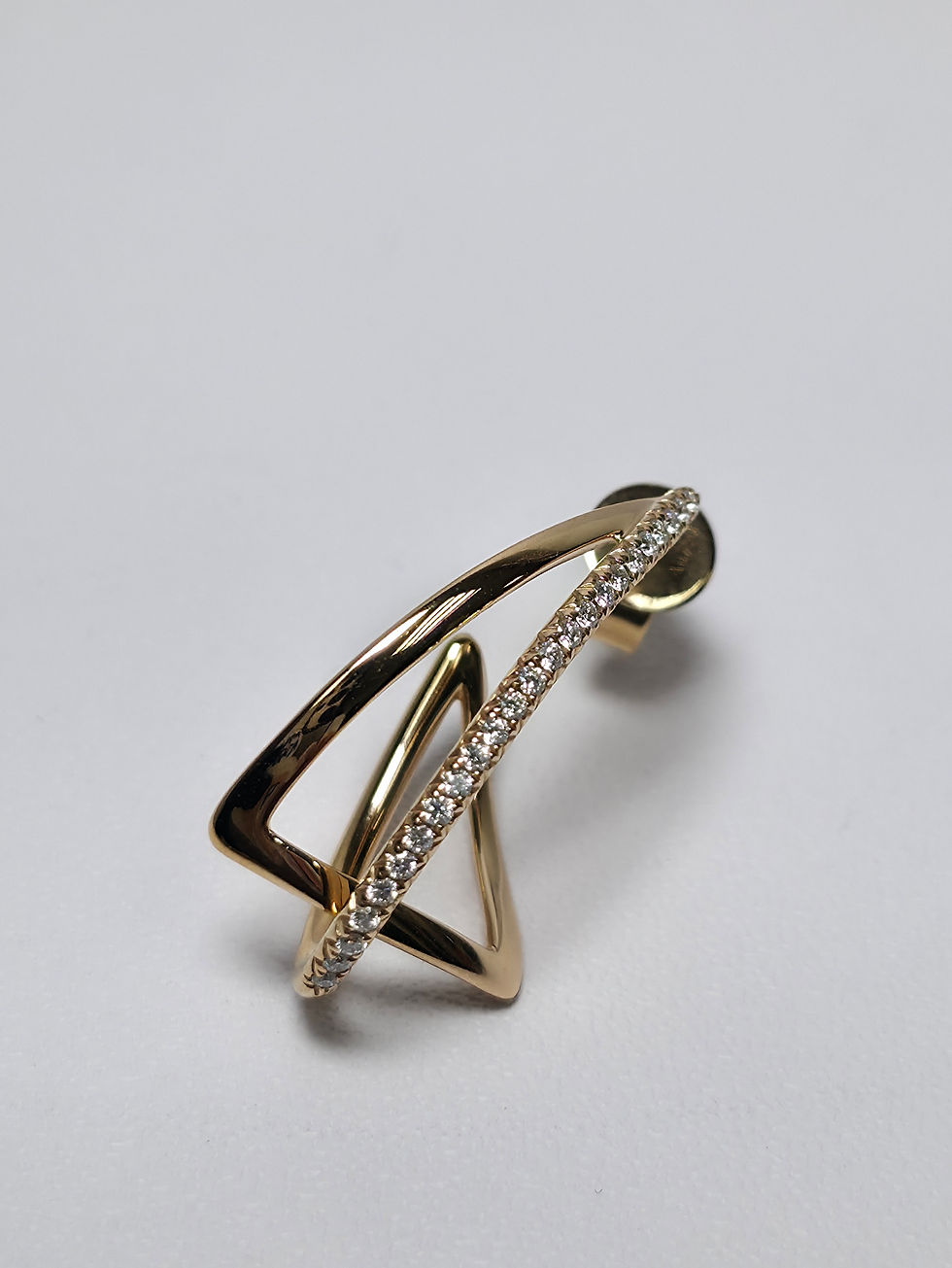 Thumbnail: Jewelry - 18K Rose Gold Diamond Earrings