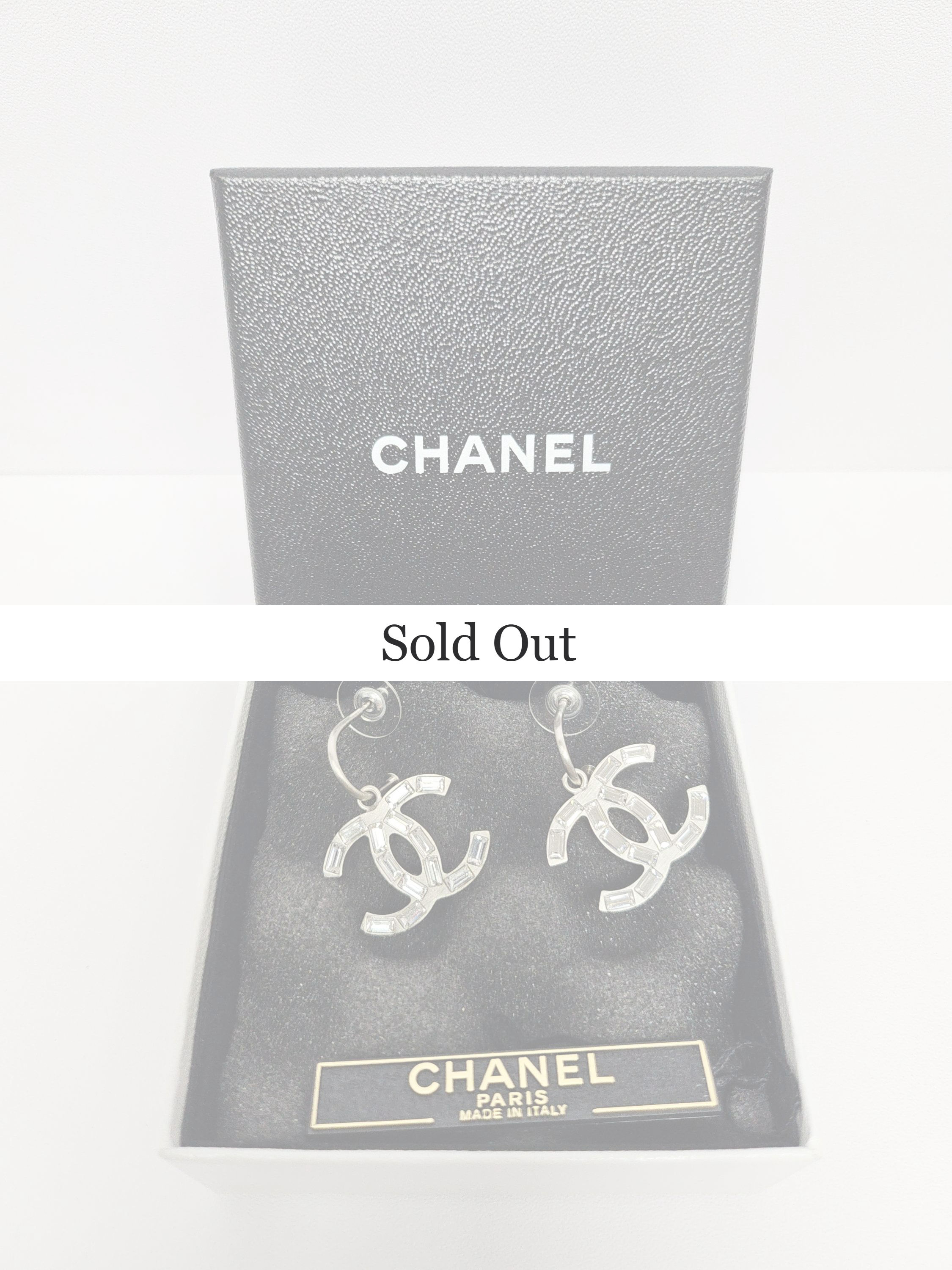 Chanel - CC Cristal Earrings 