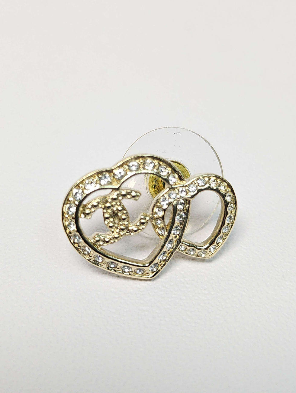 Thumbnail: Chanel - Heart Shape CC Earrings
