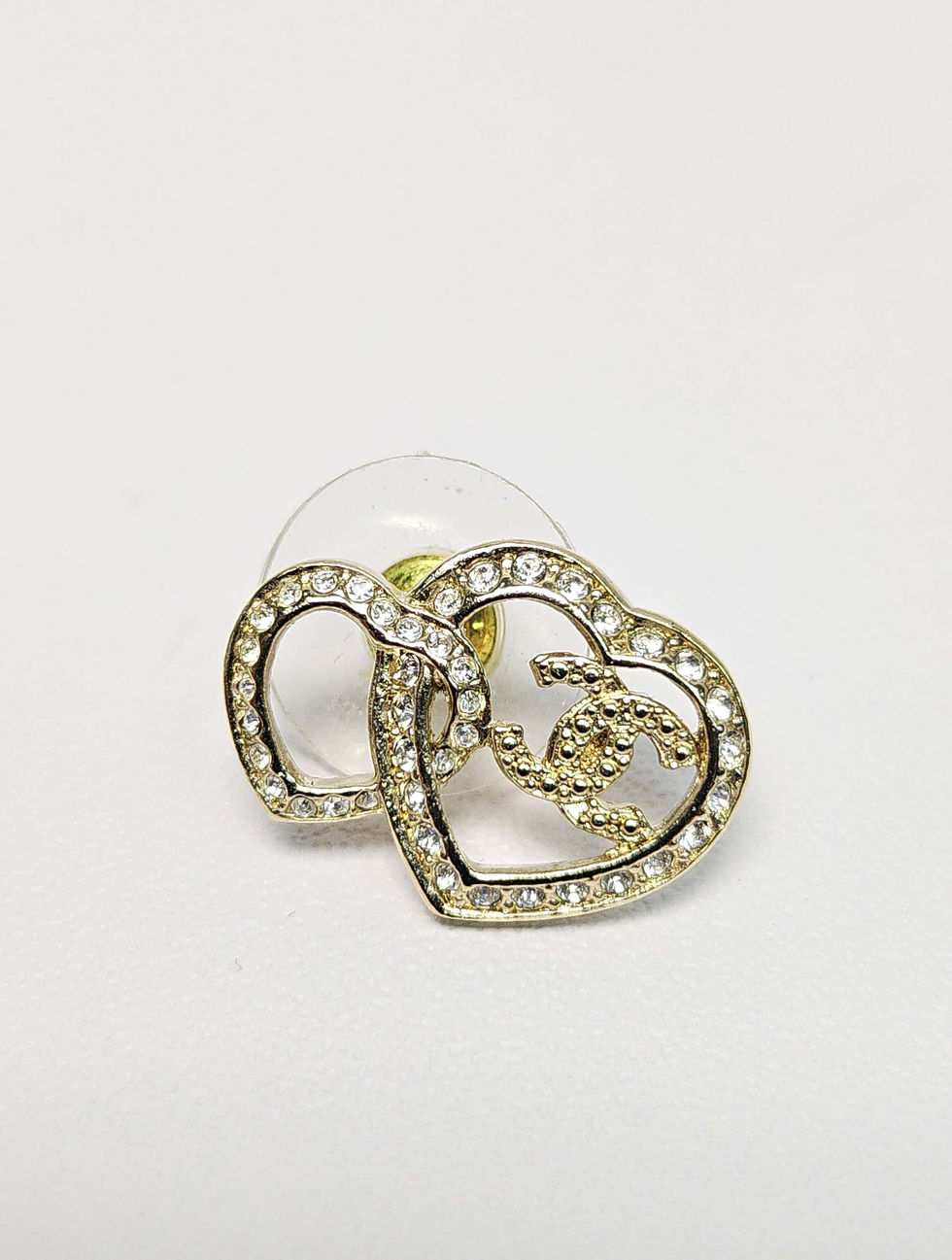 Thumbnail: Chanel - Heart Shape CC Earrings