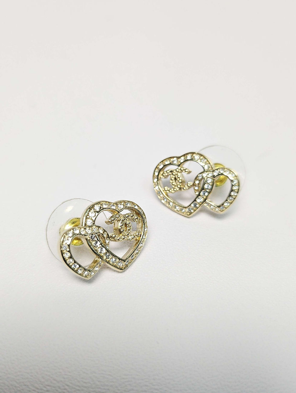 Thumbnail: Chanel - Heart Shape CC Earrings