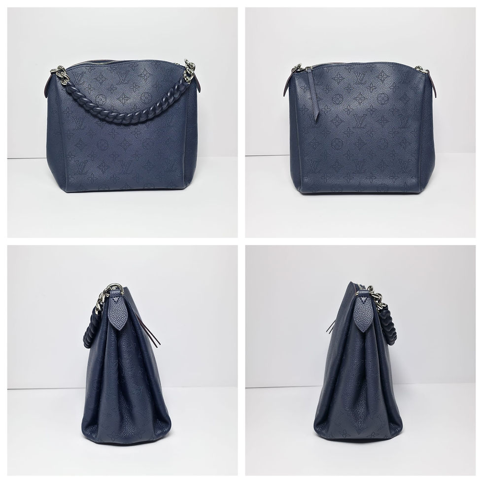 Thumbnail: Louis Vuitton - Babylone BB Bag LV Monogram Mahina Marine