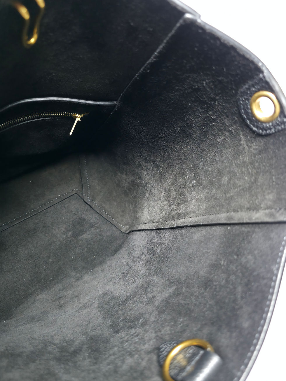 Thumbnail: Celine - Sangle Bucket Bag Calfskin Black 18930