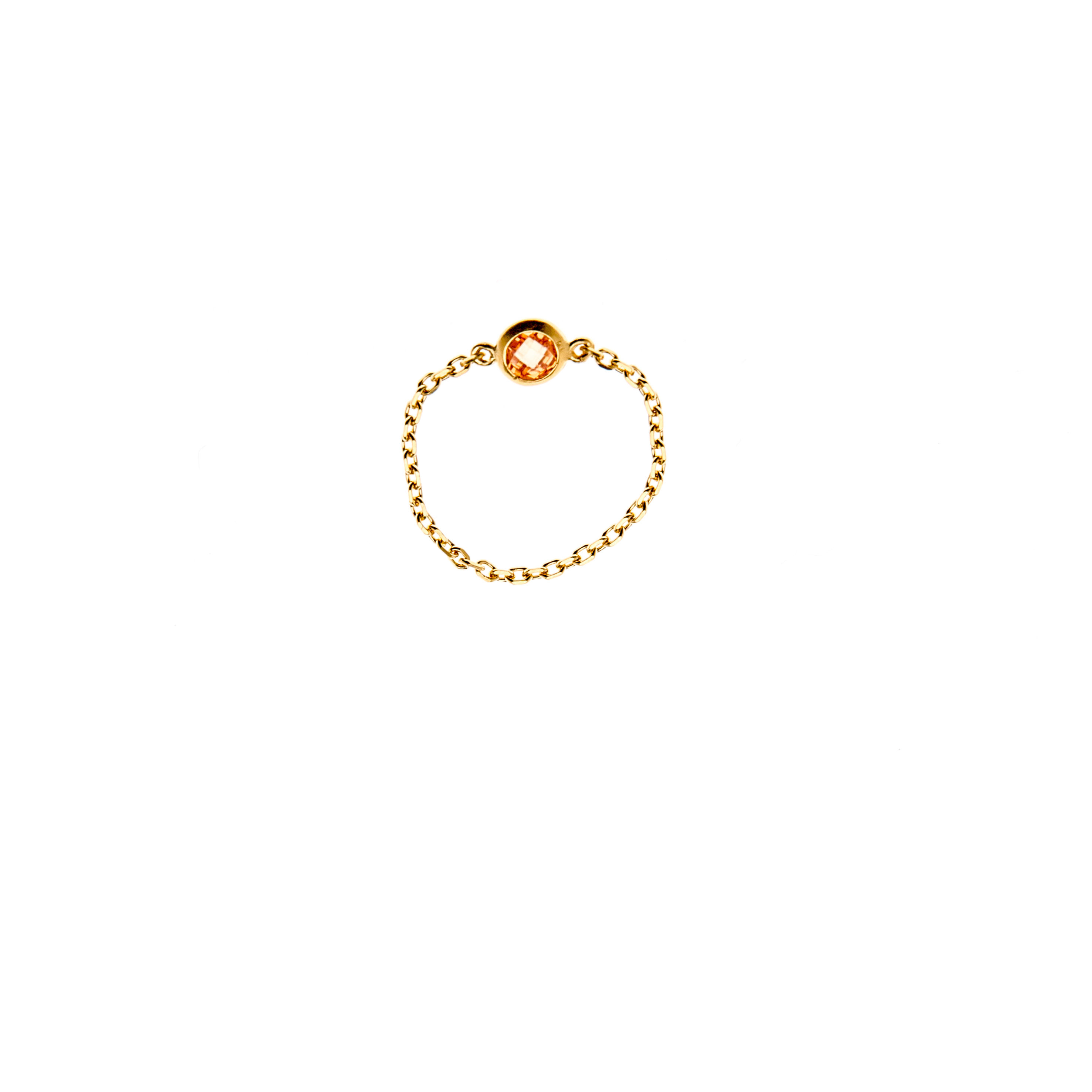 Eden Vermeil Zircon orange clair