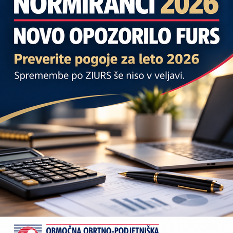 Normiranci: preverite izpolnjevanje pogojev za leto 2026