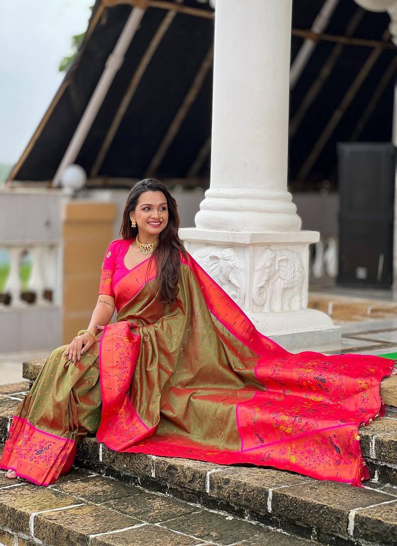 Paithani Handloom Sarees to Boost Your Beauty Senses