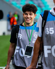 Filip Barbalić/Barbalic Photo poses for a photo prior to a football match in the 2025/25 season.