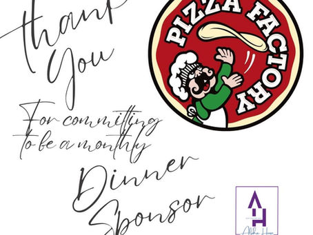 Dinner Sponsors Needed