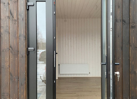 Modular sauna house, Wooden design, timber frame, moduļu mājas, paneļu mājas, ražošana, Cēsis, Latvija, attefallshus, koka karkasa mājas, loft house, wendi modular, garden office, 