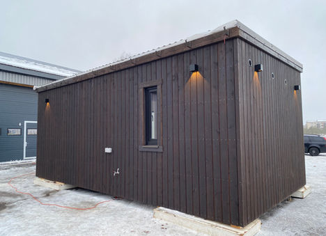 Modular sauna house, Wooden design, timber frame, moduļu mājas, paneļu mājas, ražošana, Cēsis, Latvija, attefallshus, koka karkasa mājas, loft house, wendi modular, garden office, 