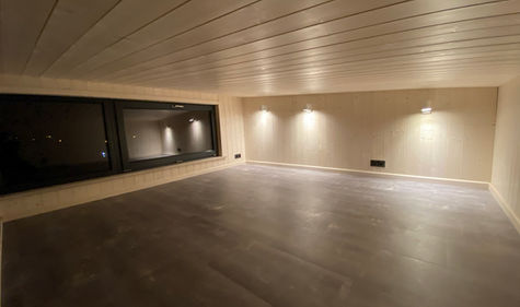 Modular sauna house, timber frame, moduļu mājas, paneļu mājas, ražošana, Cēsis, Latvija, attefallshus, koka karkasa mājas, loft house