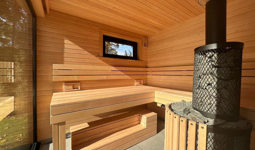 Modular sauna house, timber frame, moduļu mājas, paneļu mājas, ražošana, Cēsis, Latvija, attefallshus, koka karkasa mājas