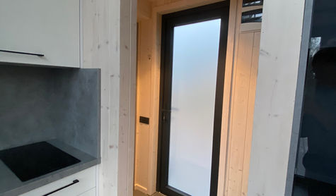 Modular sauna house, timber frame, moduļu mājas, paneļu mājas, ražošana, Cēsis, Latvija, attefallshus, koka karkasa mājas, loft house