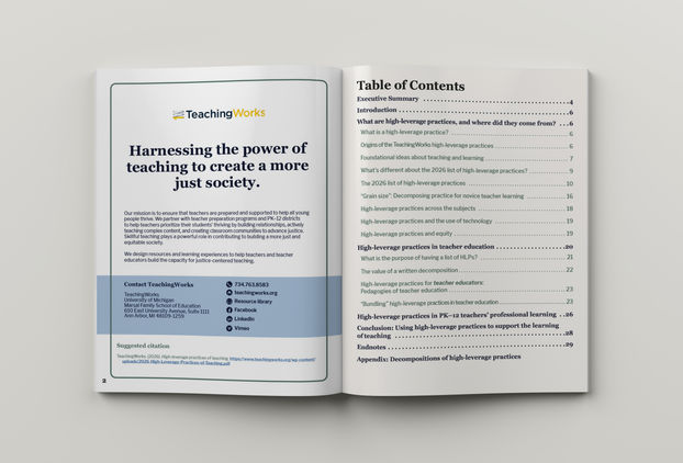 High-Leverage Practices Report