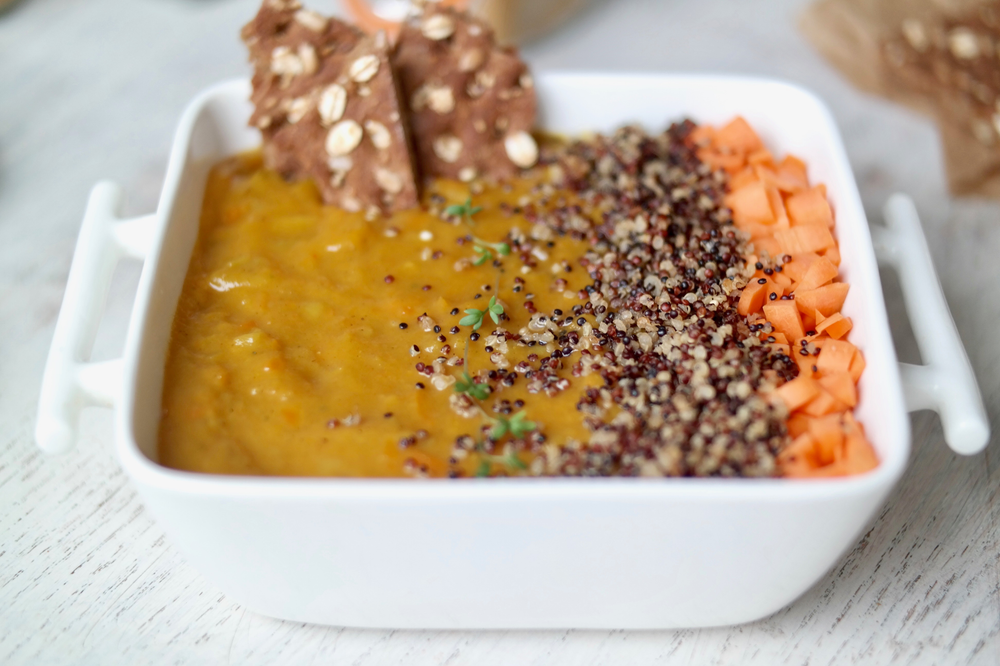 Curried Carrot & Quinoa Soup