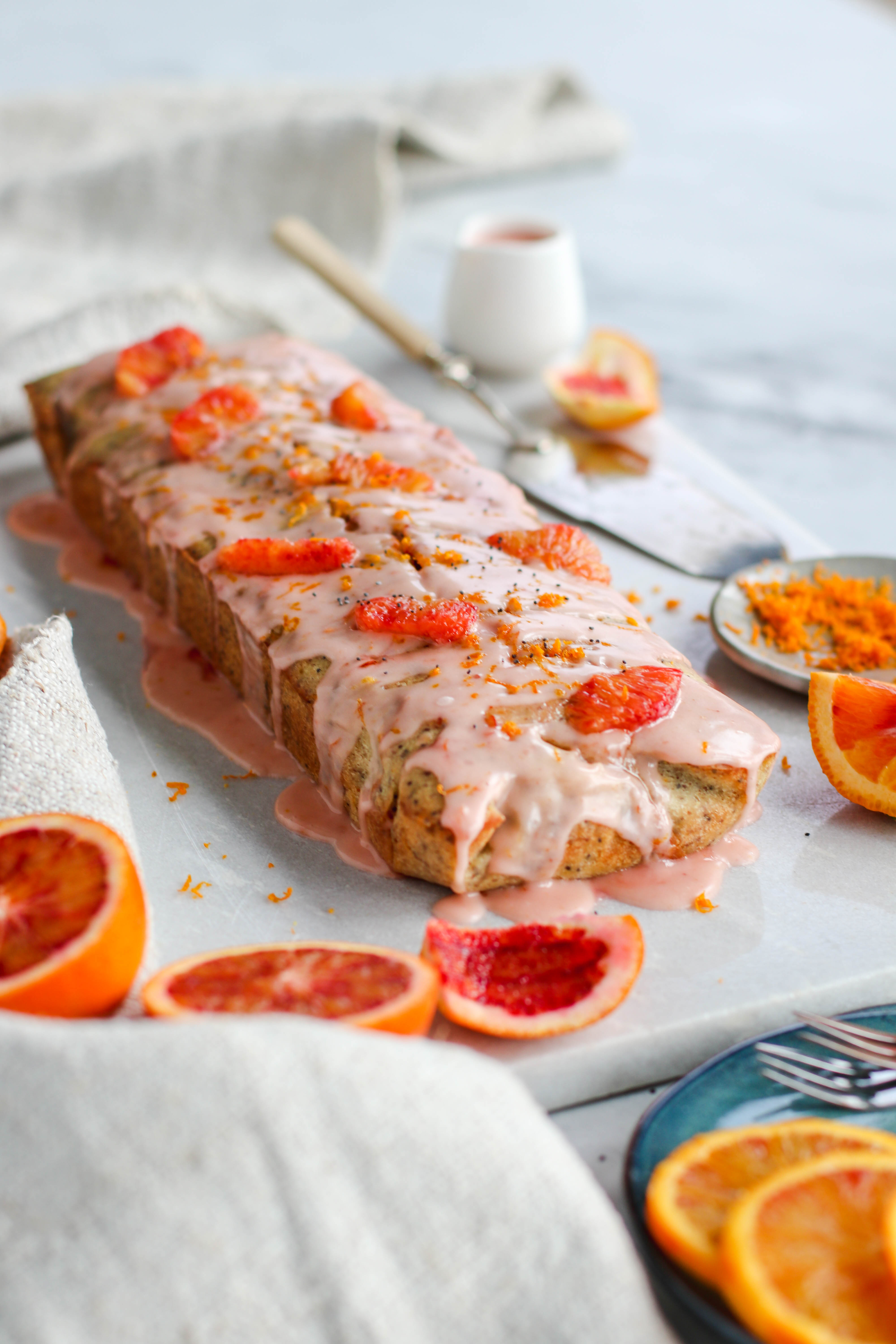 Blood Orange Poppy Seed Loaf Pick Up Limes Nourish The Cells