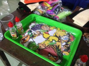 motif gambar sebagai peralatan