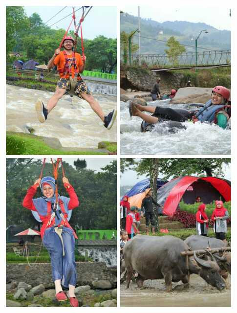 bermacam-macam permainan dalam kegiatan outbound di lokasi pegunungan