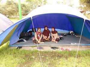 kegiatan camping di citra alam riverside