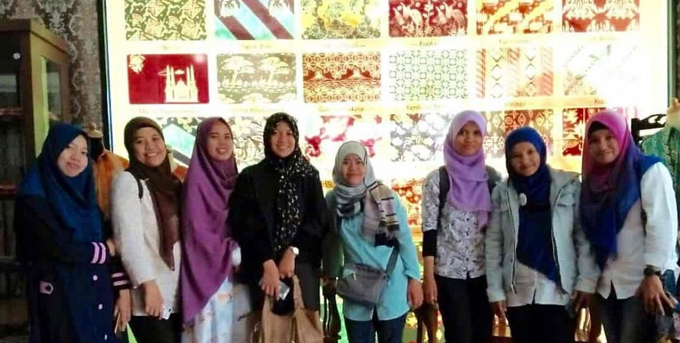 kunjungan ke sentra batik banten krakatoa