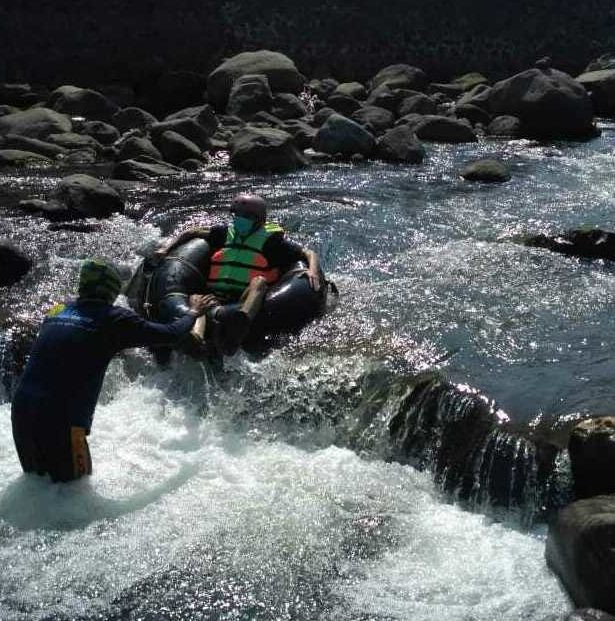 wahana arung jeram di masa new normal